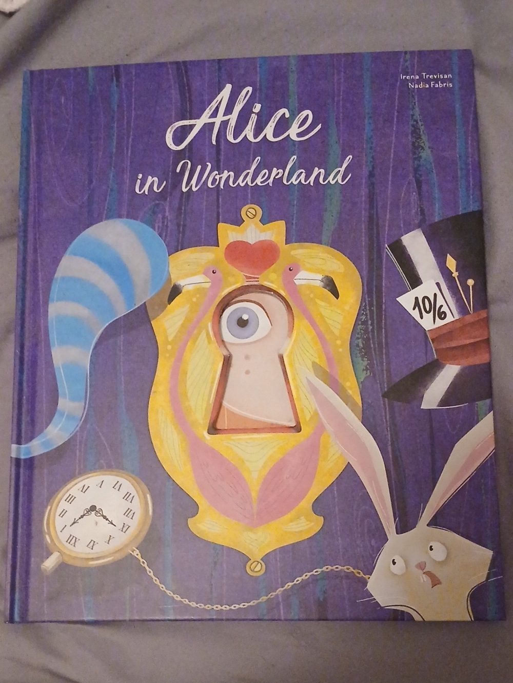 Alice in Wonderland Illustrated Hardcover - Purple
